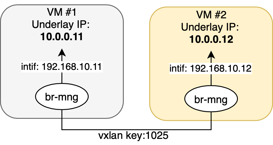 VMs Overlay Network Sample